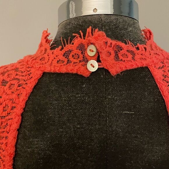 Free People Backless Lace Dress Size Medium - Picture 6 of 10